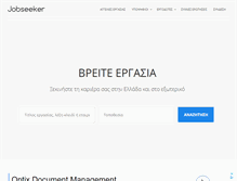 Tablet Screenshot of jobseeker.gr